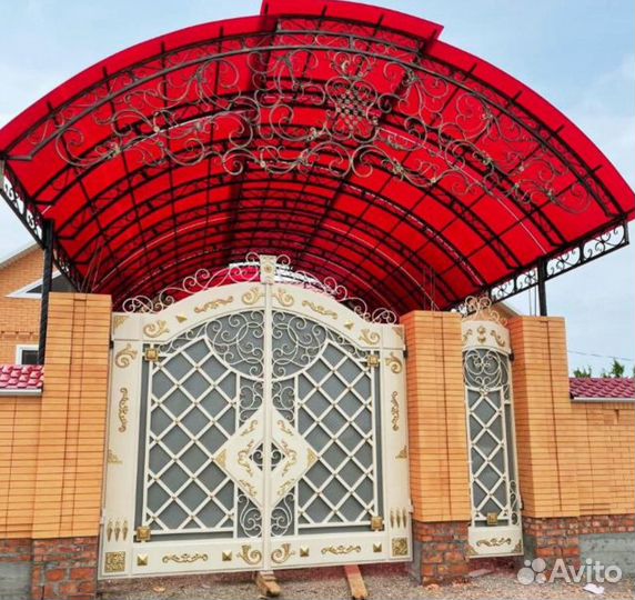 Кованые ворота