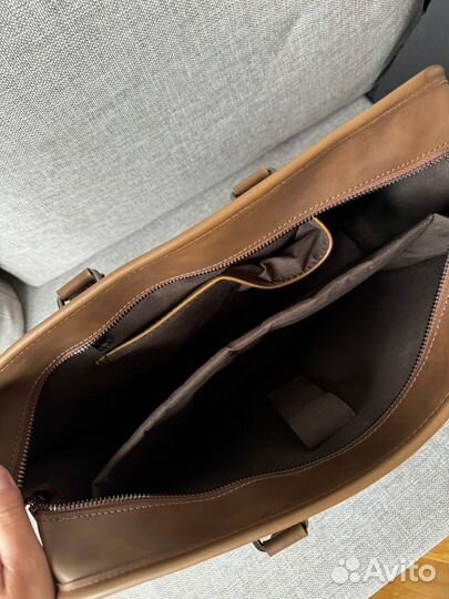 Сумка для ноутбука, кожа