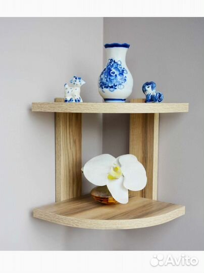Новая полка настенная угловая