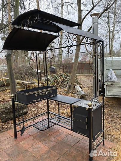 Кованый мангал для дачи