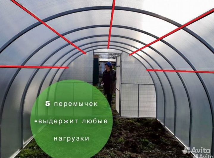 Теплица из поликарбоната