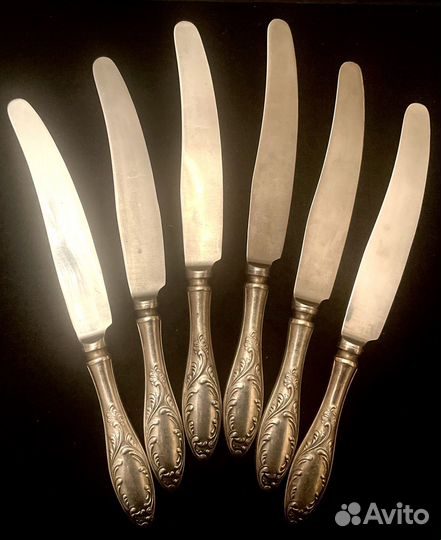 Ножи столовые мельхиор СССР