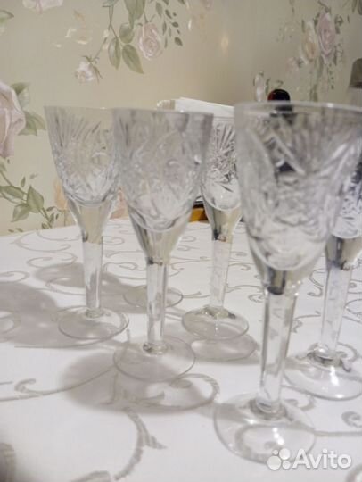 Хрустальные фужеры