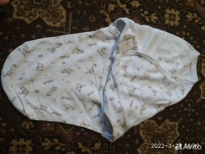Пеленка кокон на липучках