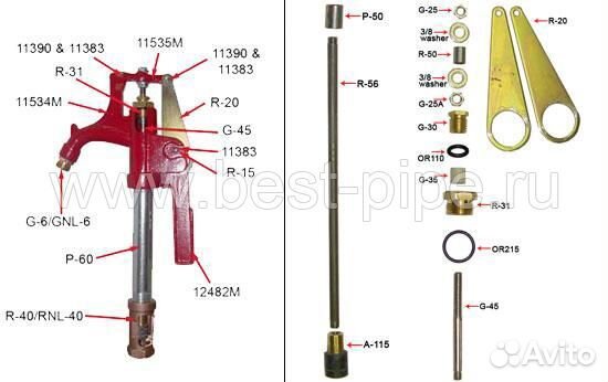Незамерзающая водоразборная колонка Merril EM7505B
