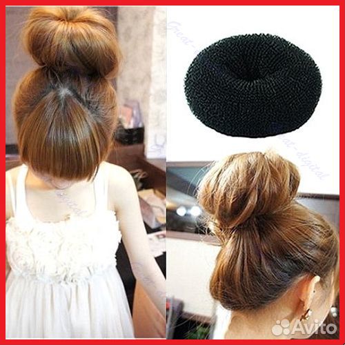 Бублик-резинка для волос (гульки) +шпильки