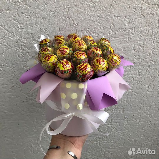 Букет из чупа чупсов