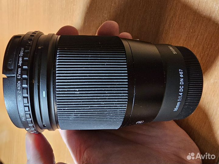 Объектив Sigma 16 mm f/1.4 DC DN Contemporary Sony