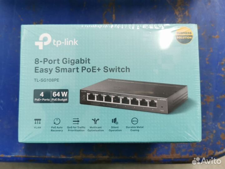 TP-Link TL-SG108PE v5 Коммутатор Новый