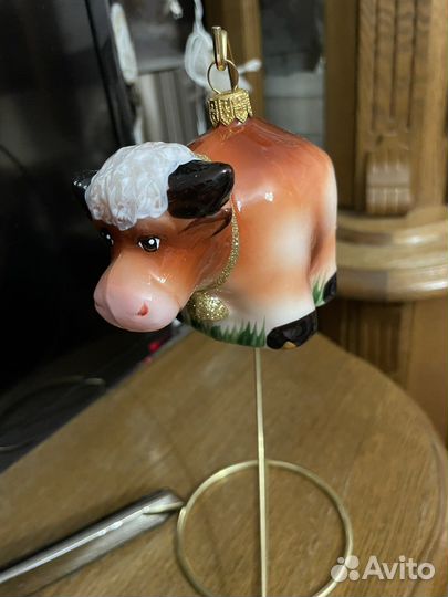 Елочная игрушка бычок Гаврюша Ариель