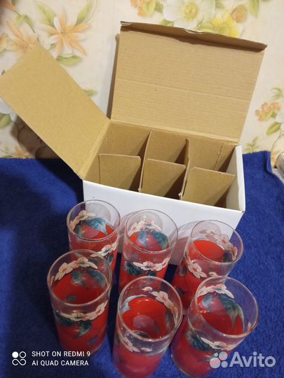 Старые вещи. Б/У. Стаканы стеклянные