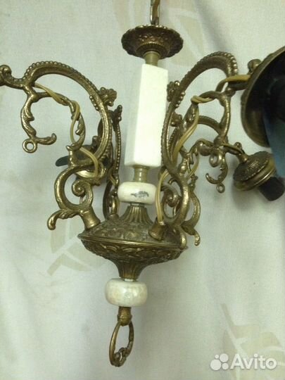 Люстры Бронза Камень СССР Светильник-Бра 