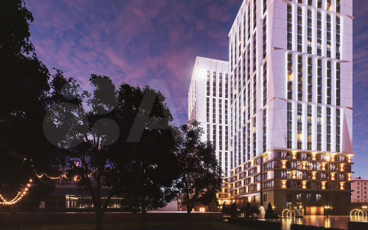 2-к. квартира, 43,4 м², 23/25 эт.