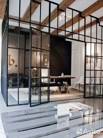 Перегородка из стекла