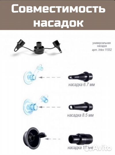 Новый Насос для матраса intex