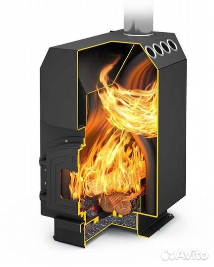 Печь отопительная воздухогрейная