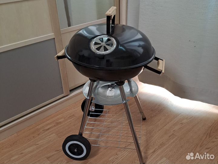 Новый гриль барбекю угольный переносной