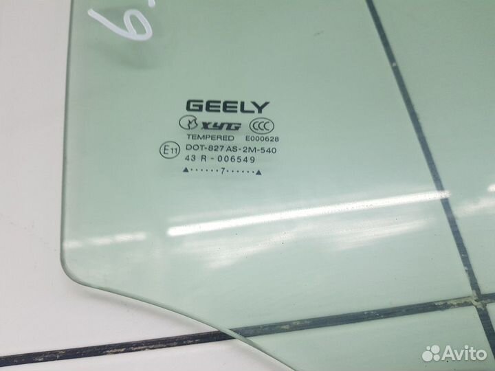Стекло двери заднее правое (Geely Atlas)