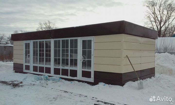Торговый павильон из сэндвич панелей