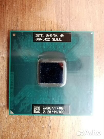 Процессор для ноутбука Intel T4400 Socket P 2