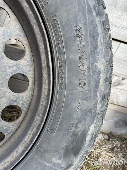 Диски R17 5x115 с зимней резиной 225 65 R17 102T