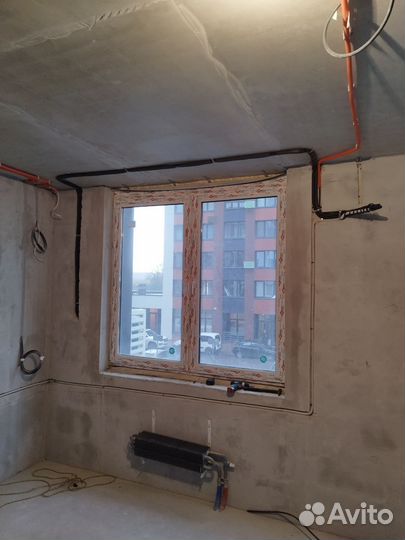 Установка кондиционеров, закладка трассы