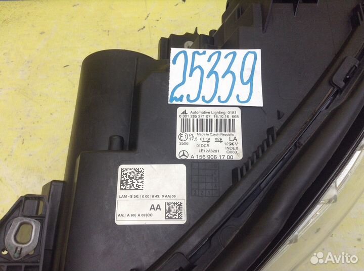 Mercedes GLA X156 Фара светодиодная левая