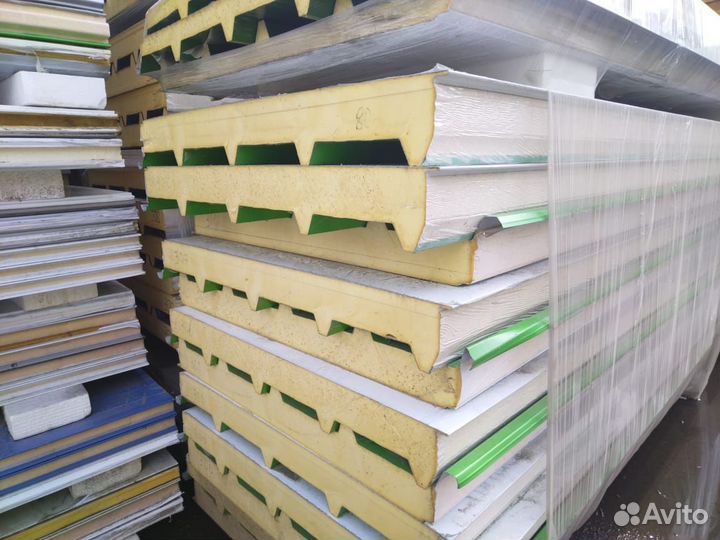 Сэндвич панели бу 10000 м2 в наличии