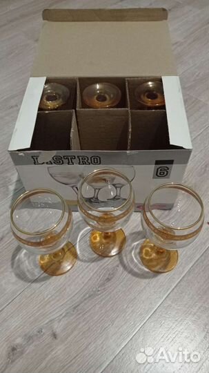 Бокалы для вина, высота 16 см