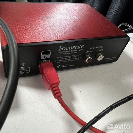 Внешняя звуковая карта focusrite g2 solo