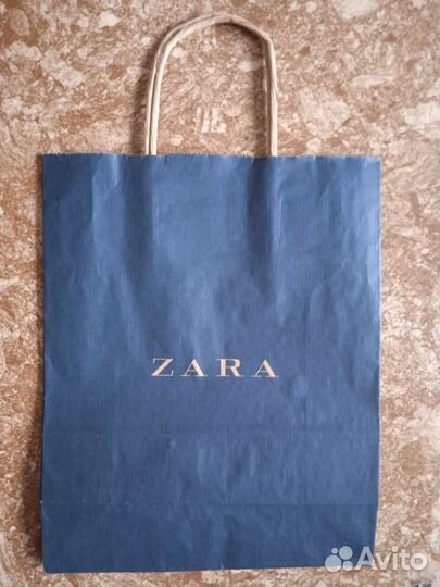 Крафтовые пакеты Zara и H&M