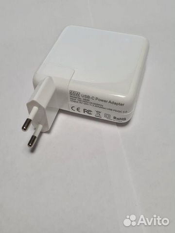 Блок питания ET DC-65USB-C White PD и QC3.0