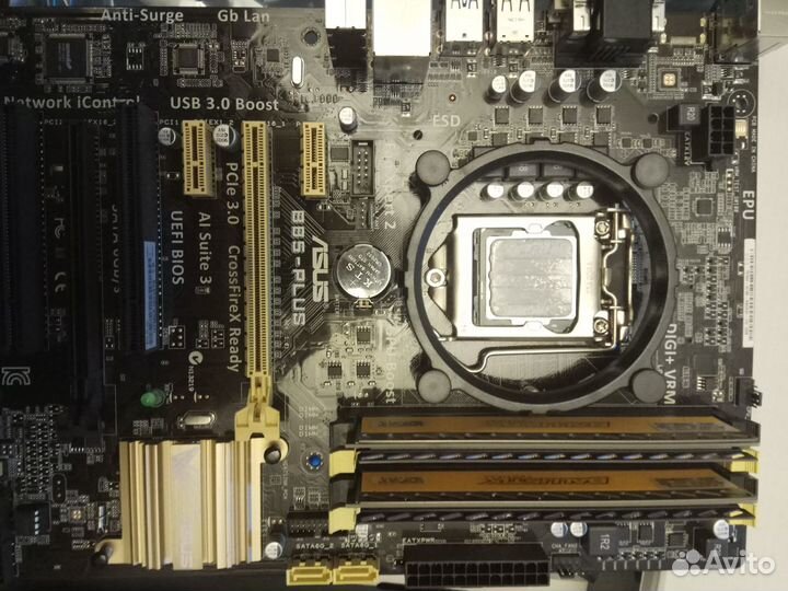 Процессор Core i5 4460 + мат. Asus B85-plus +16Гб