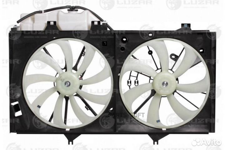Luzar LFK-1919 Э/вентилятор охл. для а/м Toyota Ca