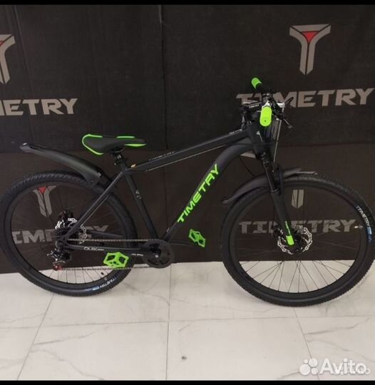 Велосипед timetry TT322/ 7s 27.5in черный синий