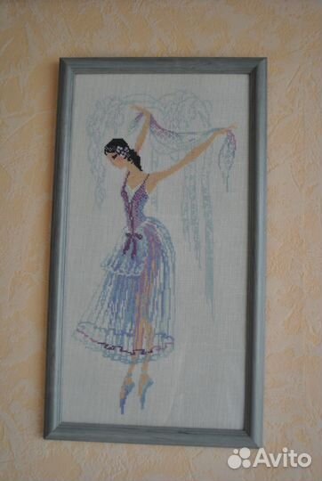 Картина вышитая крестом