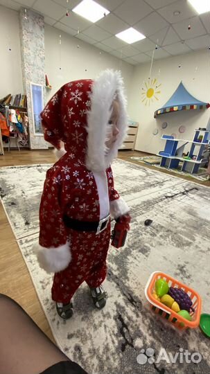 Новогодний костюм Санты 92-98