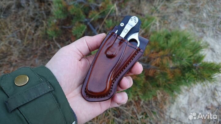 Вертикалный чехол для ножа Spyderco Paramilitary 2