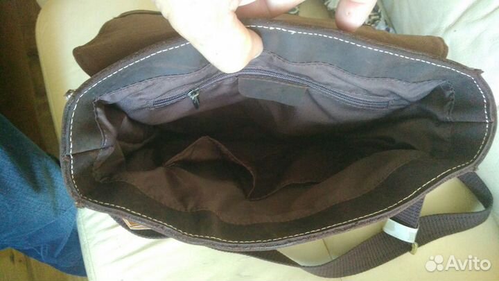Сумка мужская из натуральной кожи