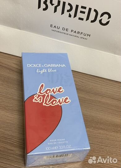 Туалетная вода Dolce gabbana Light Blue Love is
