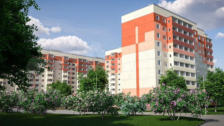 2-к. квартира, 52,2 м², 1/10 эт.