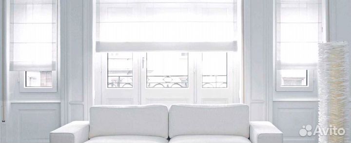 Римские шторы с электроприводом на заказ