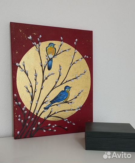 Картина акрилом на холсте