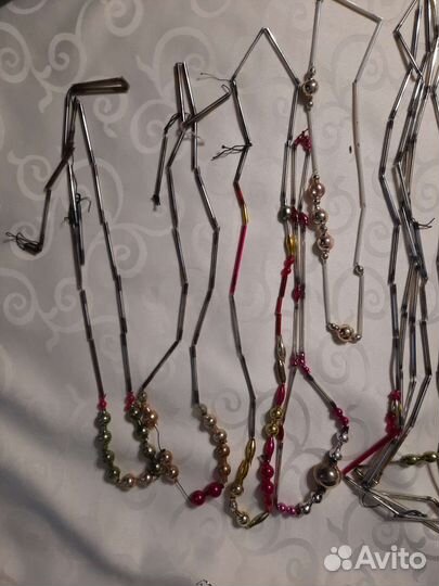 Бусы стеклярус СССР