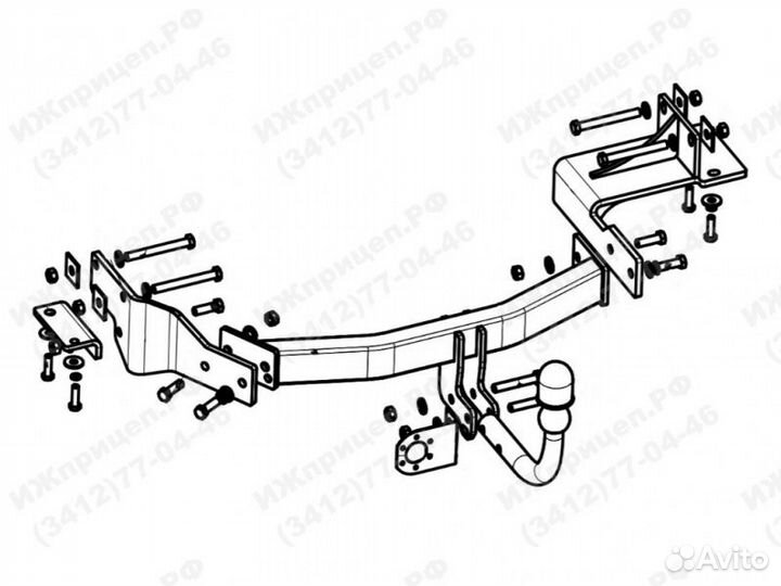 Фаркоп на KIA sorento Praime