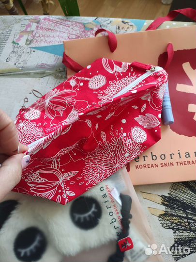 Erborian косметичка, маска, кремы