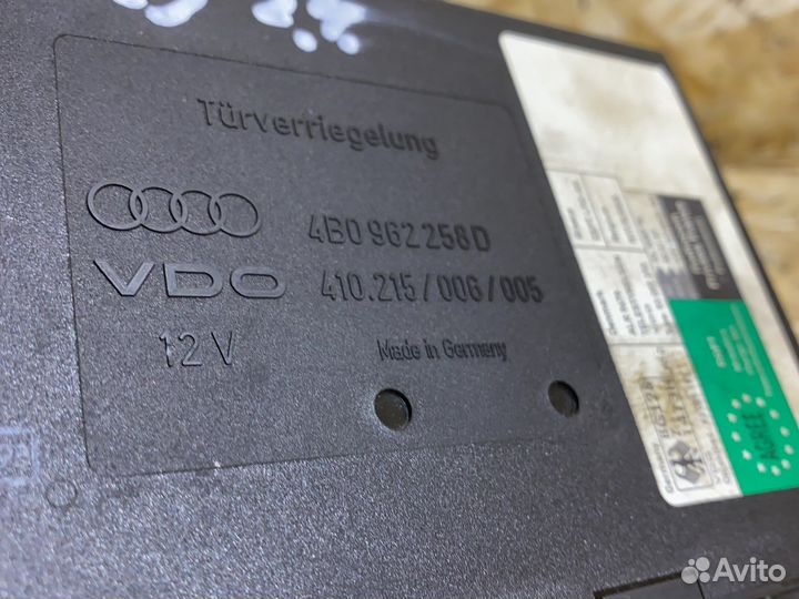 Блок комфорта audi a6 c5