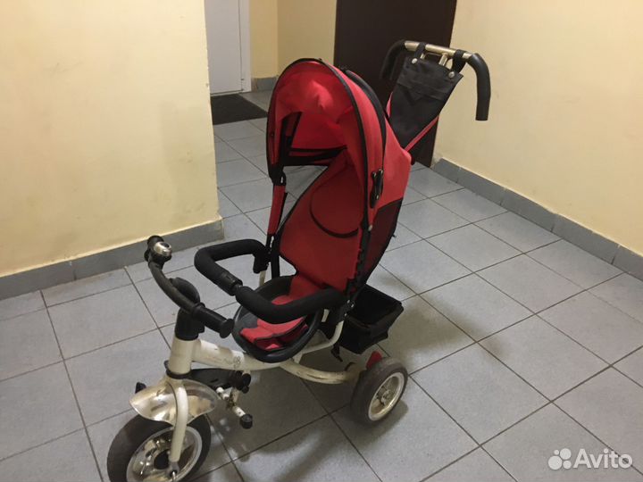 Детский велосипед с ручкой бу