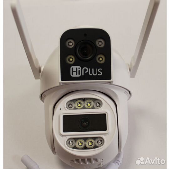 Wifi камера видеонаблюдения с двумя объективами