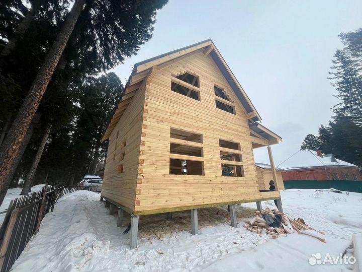 Строительство домов и бань подключ